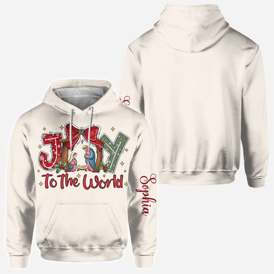 Joy Christmas - Personalized Christian All Over Shirt