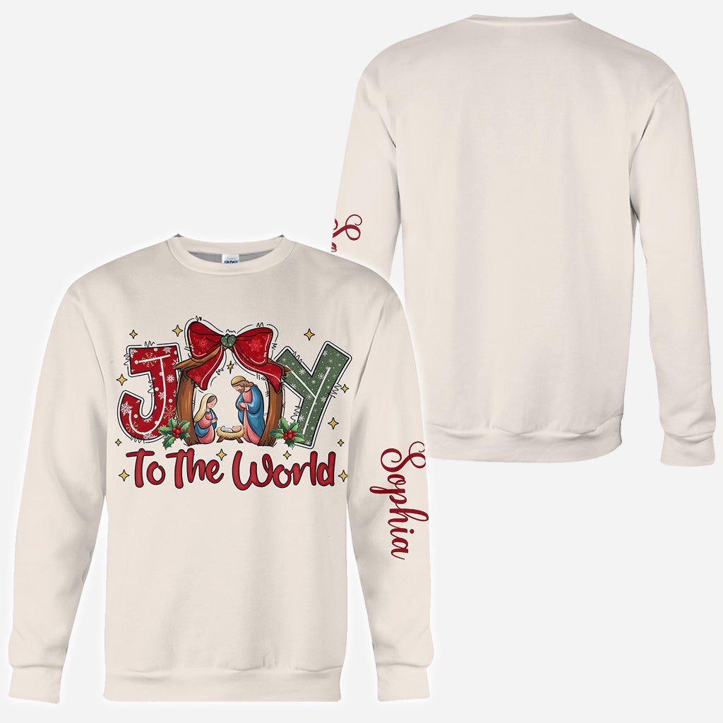 Joy Christmas - Personalized Christian All Over Shirt