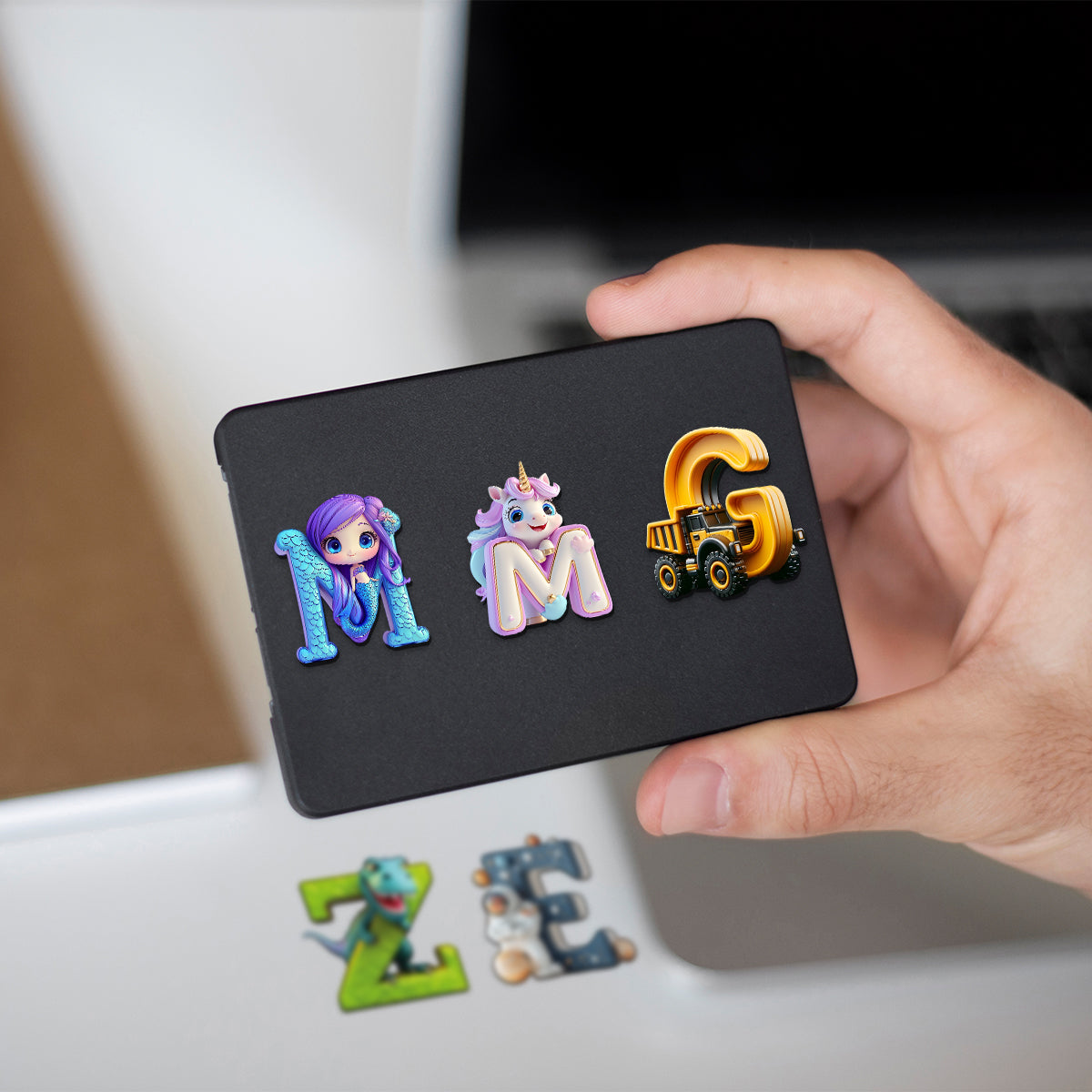 Unique Letters - Personalized Kid Magnet