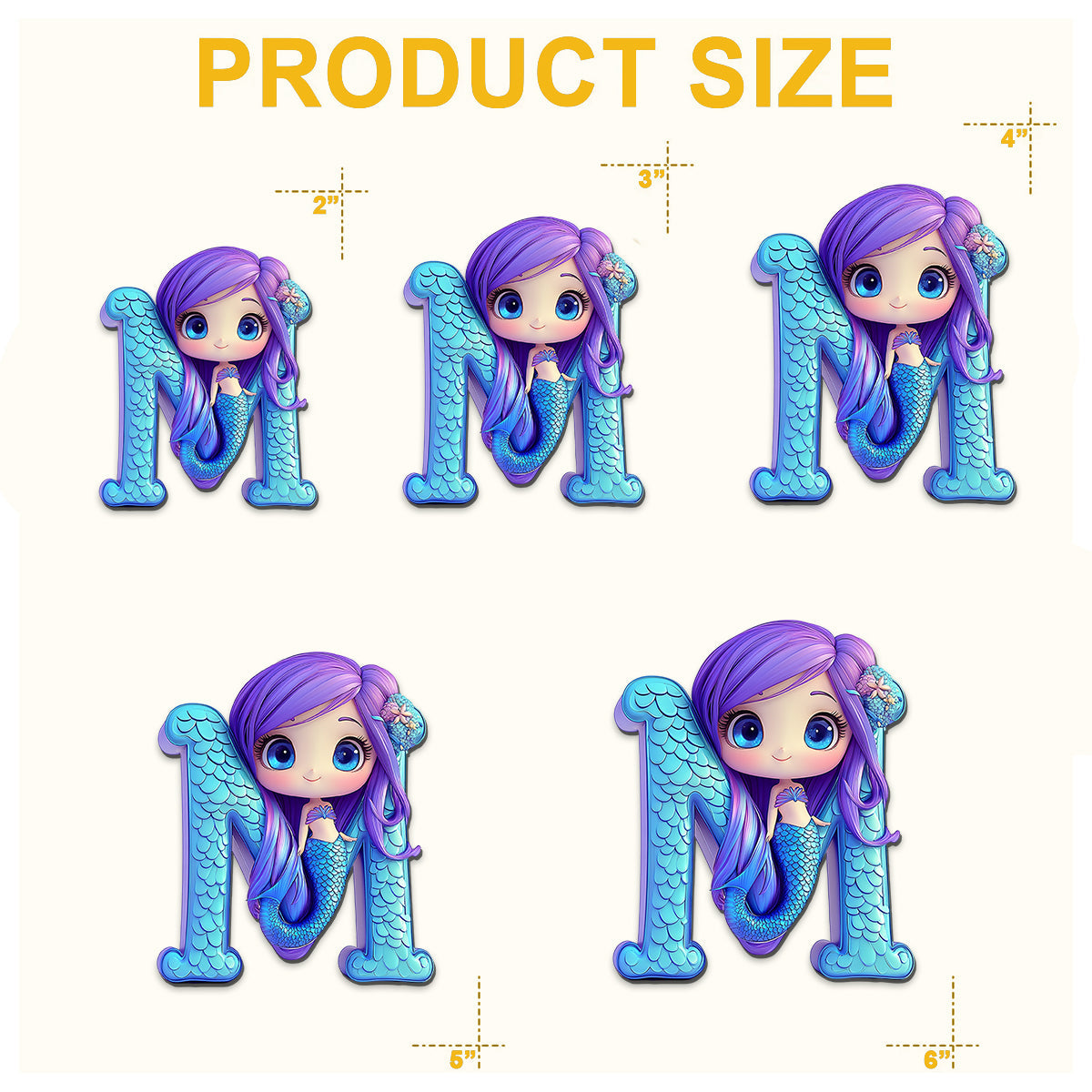 Unique Letters - Personalized Kid Magnet