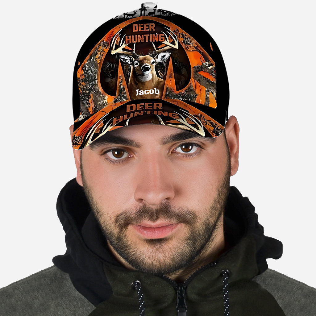 Awesome Deer - Personalized Hunting Classic Cap