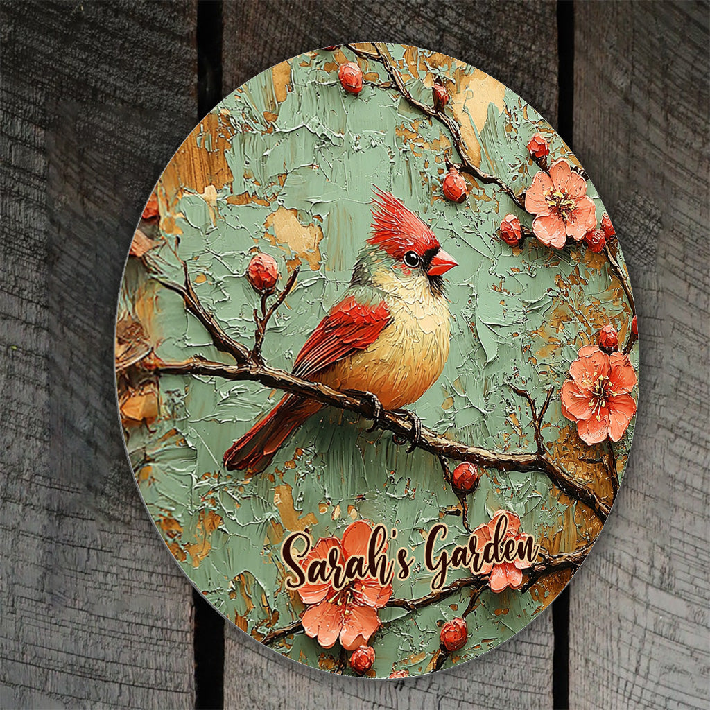 Vintage Soul - Personalized Gardening Cut Metal Sign