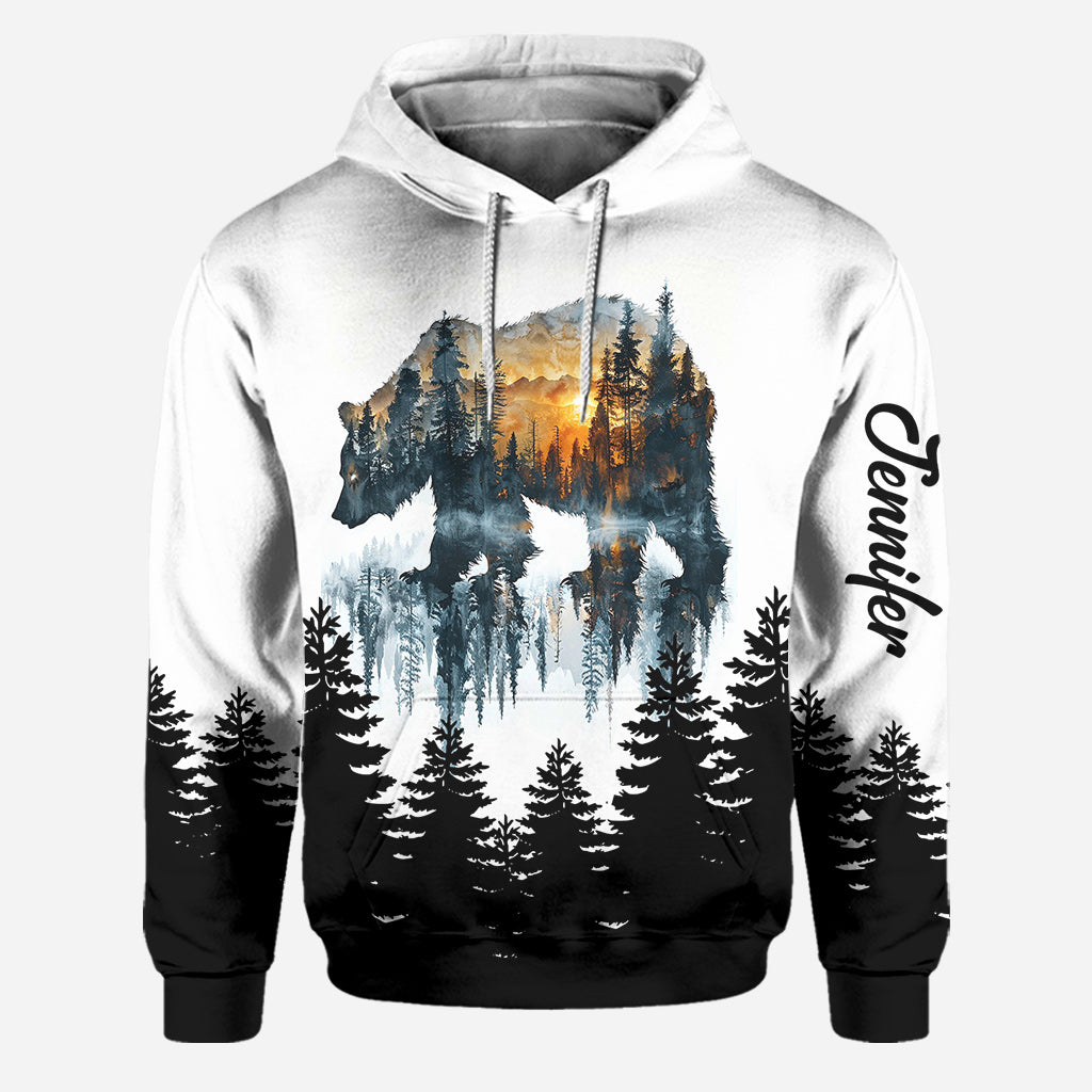 Awesome Bear - Personalized Camping Hoodie and Leggings