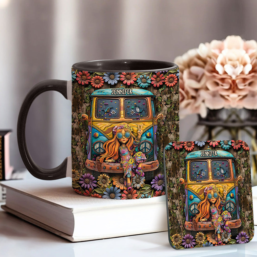 Awesome Caravan - Personalized Hippie Accent Mug