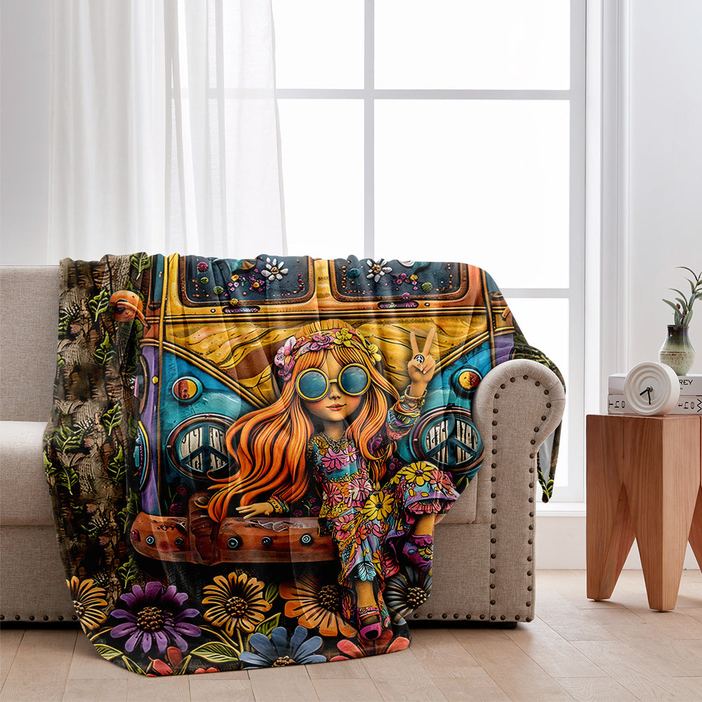 Hippie Soul - Personalized Hippie Blanket