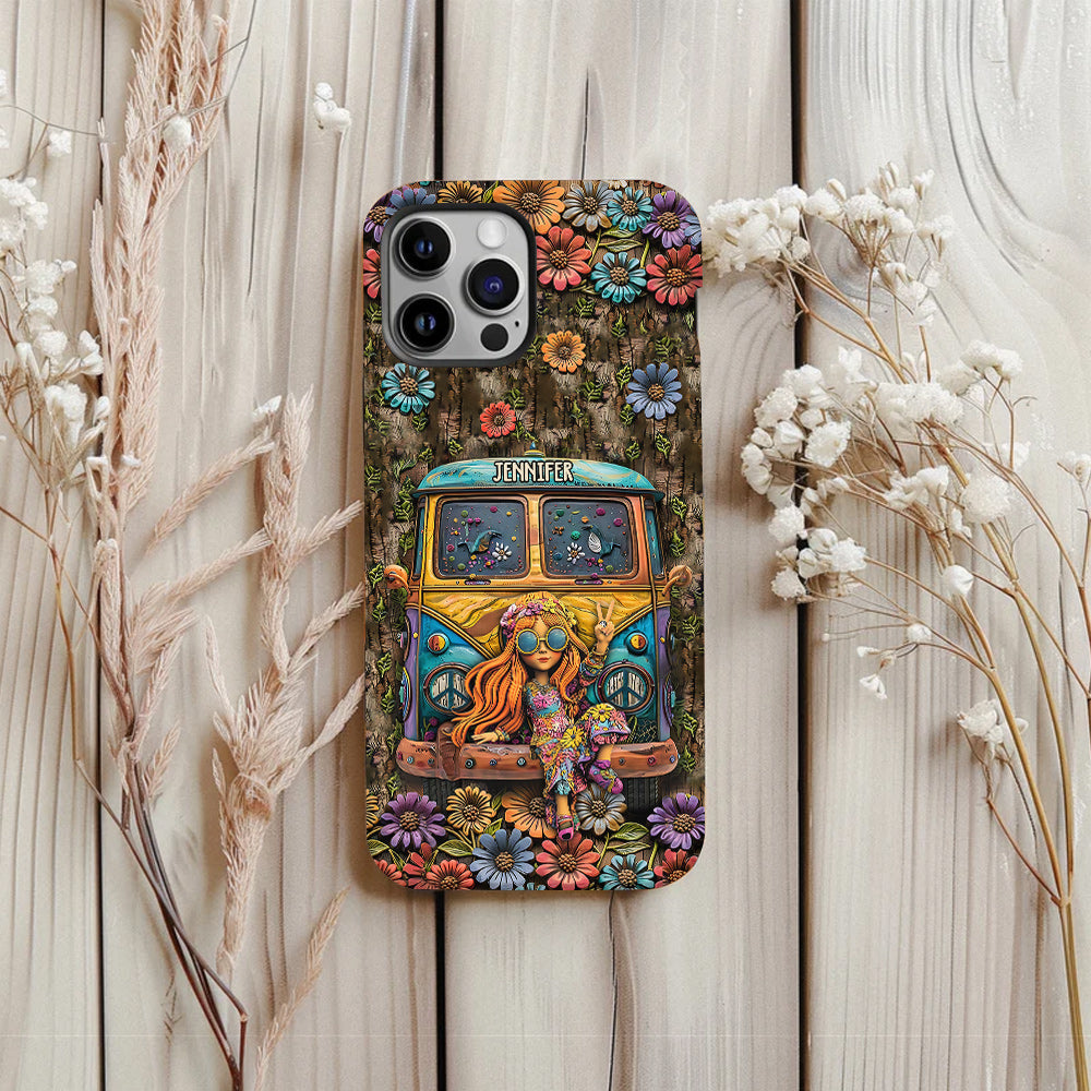 Cute Caravan - Personalized Hippie Full Print Phone Case