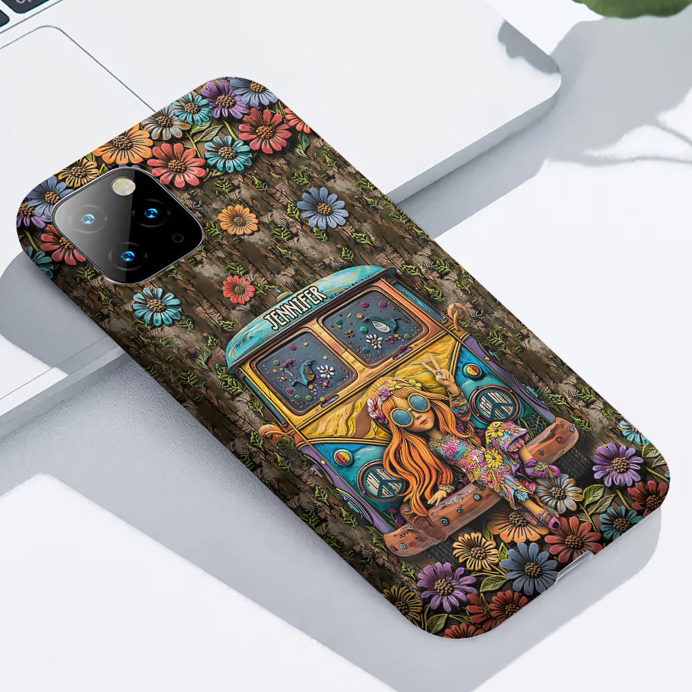 Cute Caravan - Personalized Hippie Full Print Phone Case