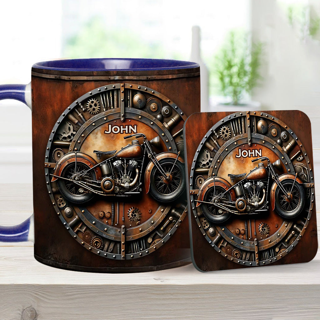 Awesome Bike - Personalized Biker Accent Mug