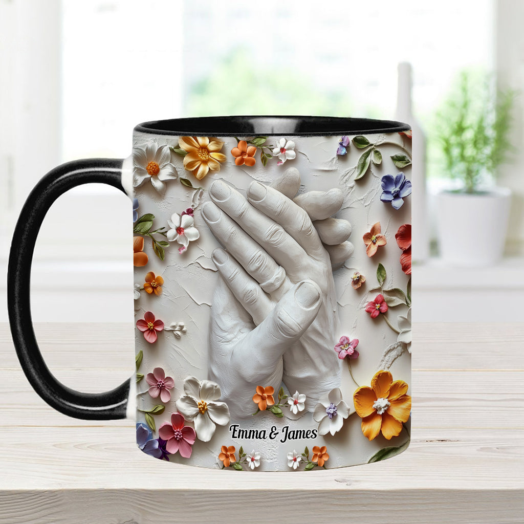 I Met You I Liked You - Personalized Couple Accent Mug