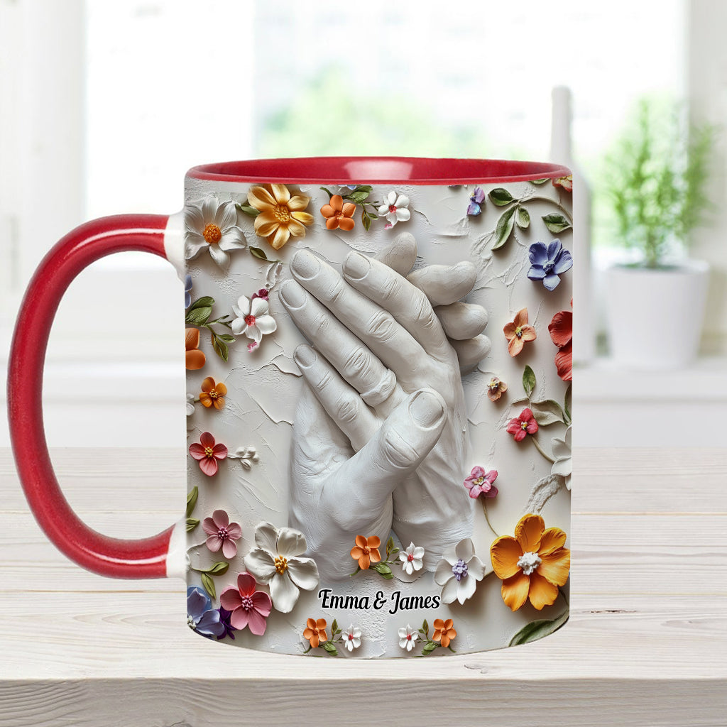 I Met You I Liked You - Personalized Couple Accent Mug