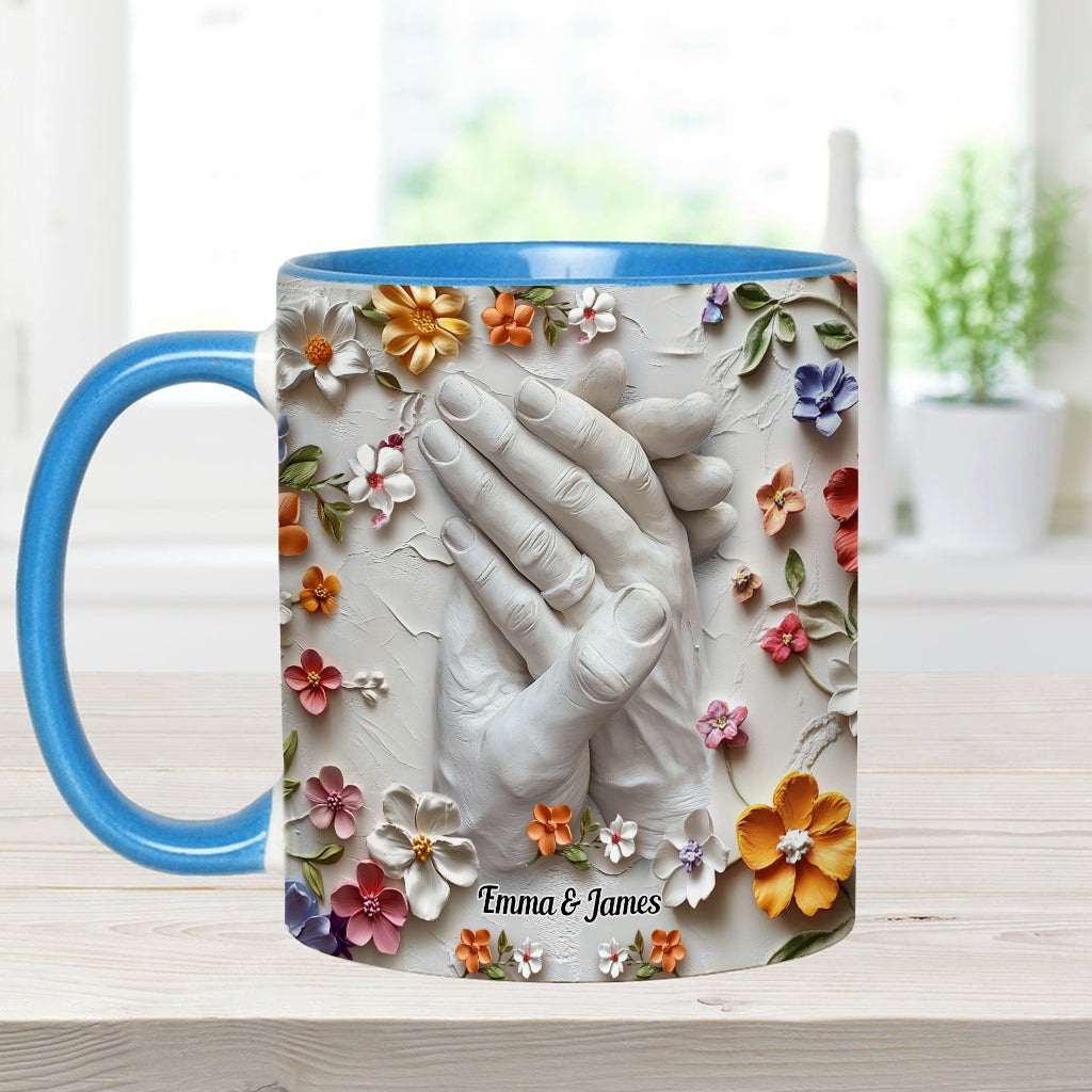 I Met You I Liked You - Personalized Couple Accent Mug