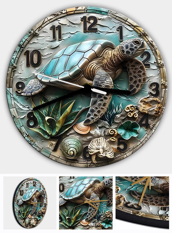 Love Turtles - Turtle Wall Clock
