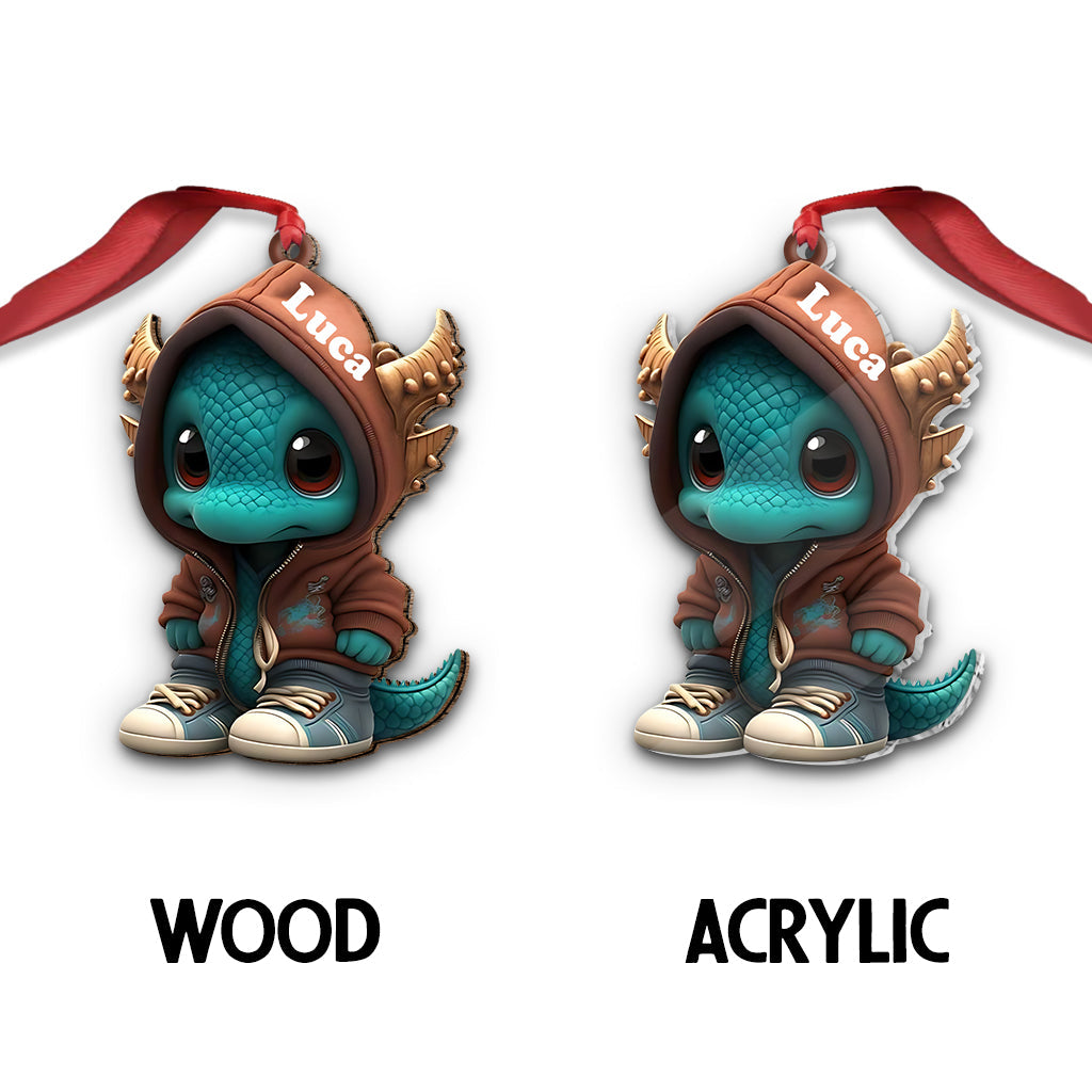 Cool Dragon - Personalized Dragon Ornament