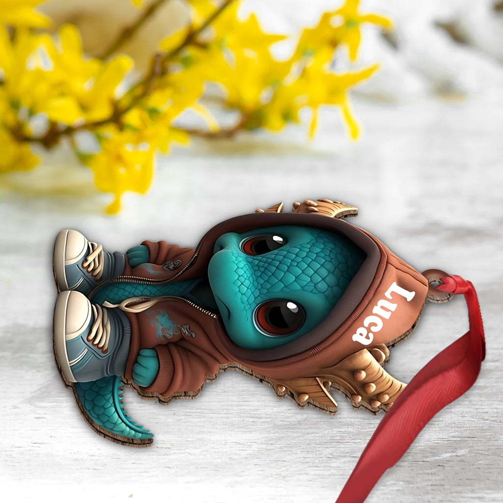 Cool Dragon - Personalized Dragon Ornament