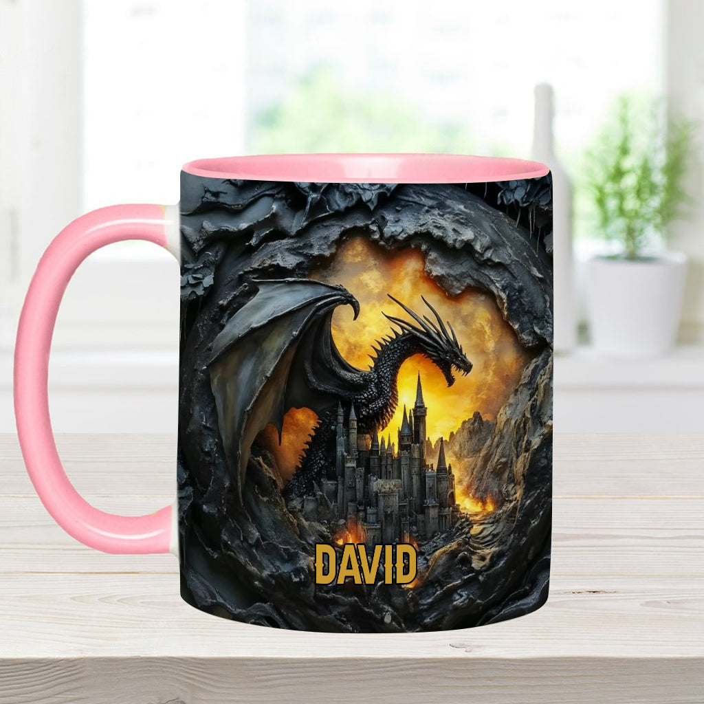 Love Dragons - Personalized Dragon Accent Mug