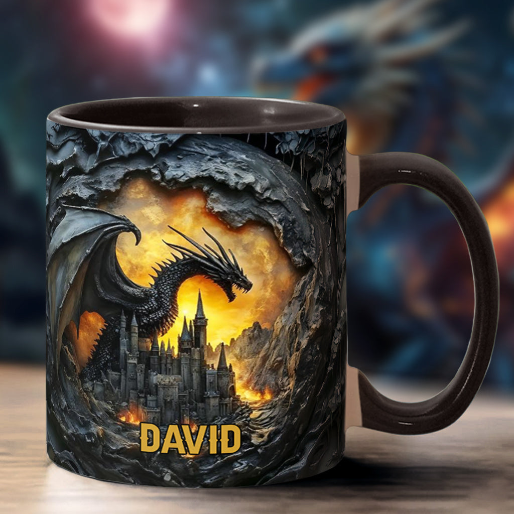 Love Dragons - Personalized Dragon Accent Mug