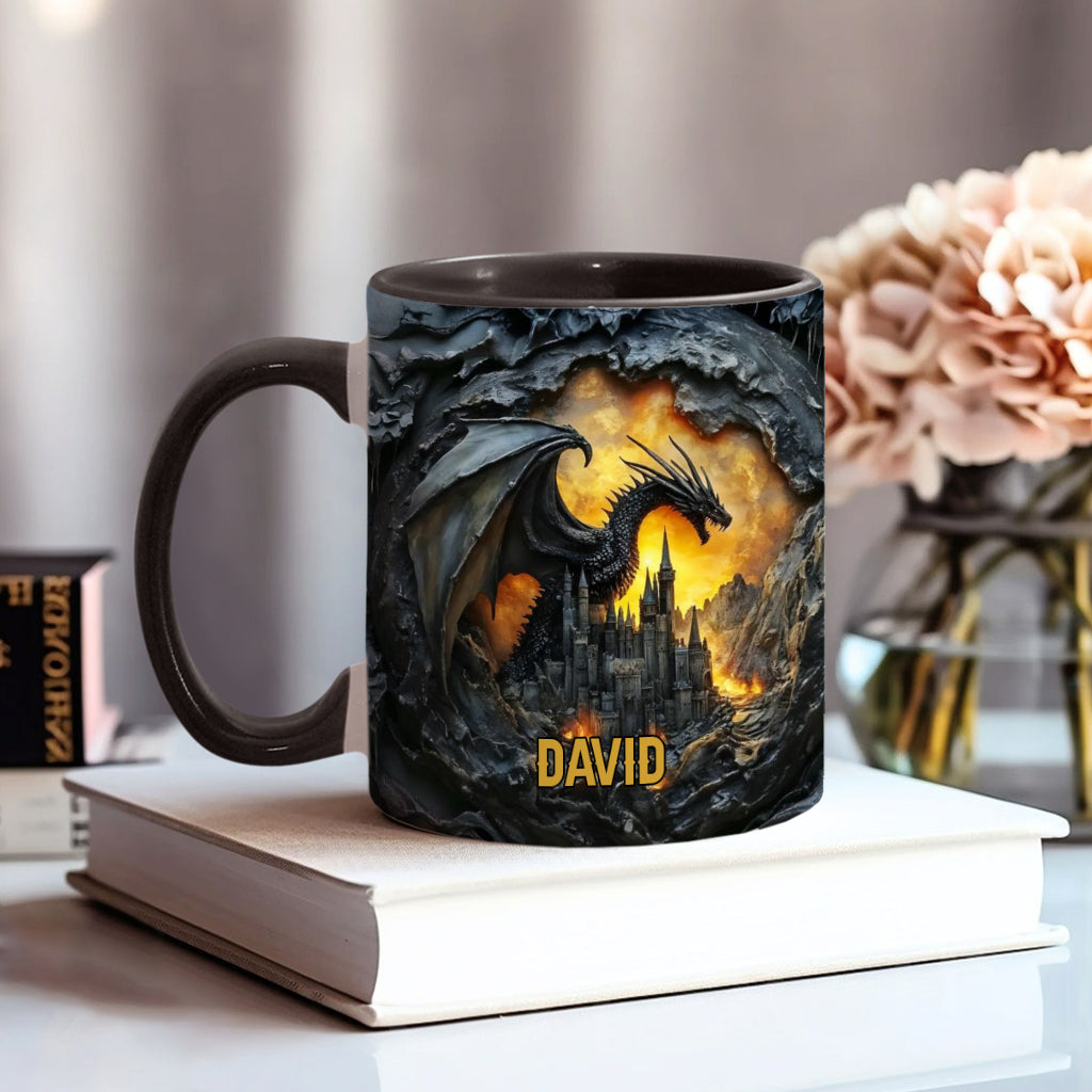 Love Dragons - Personalized Dragon Accent Mug