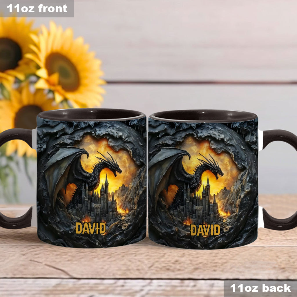 Love Dragons - Personalized Dragon Accent Mug