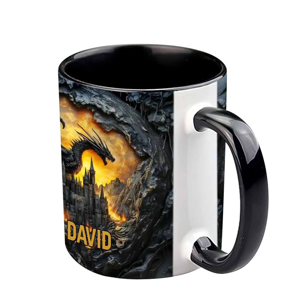 Love Dragons - Personalized Dragon Accent Mug