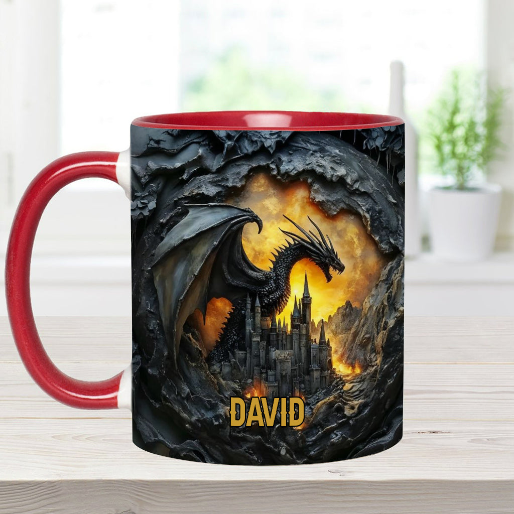 Love Dragons - Personalized Dragon Accent Mug