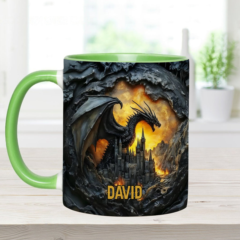 Love Dragons - Personalized Dragon Accent Mug