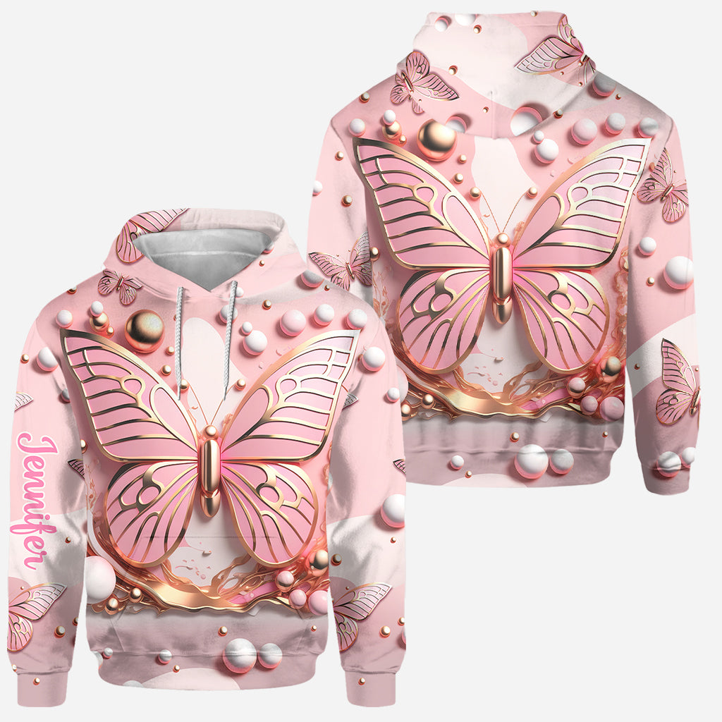 Love Butterflies - Personalized Butterfly Hoodie and Leggings