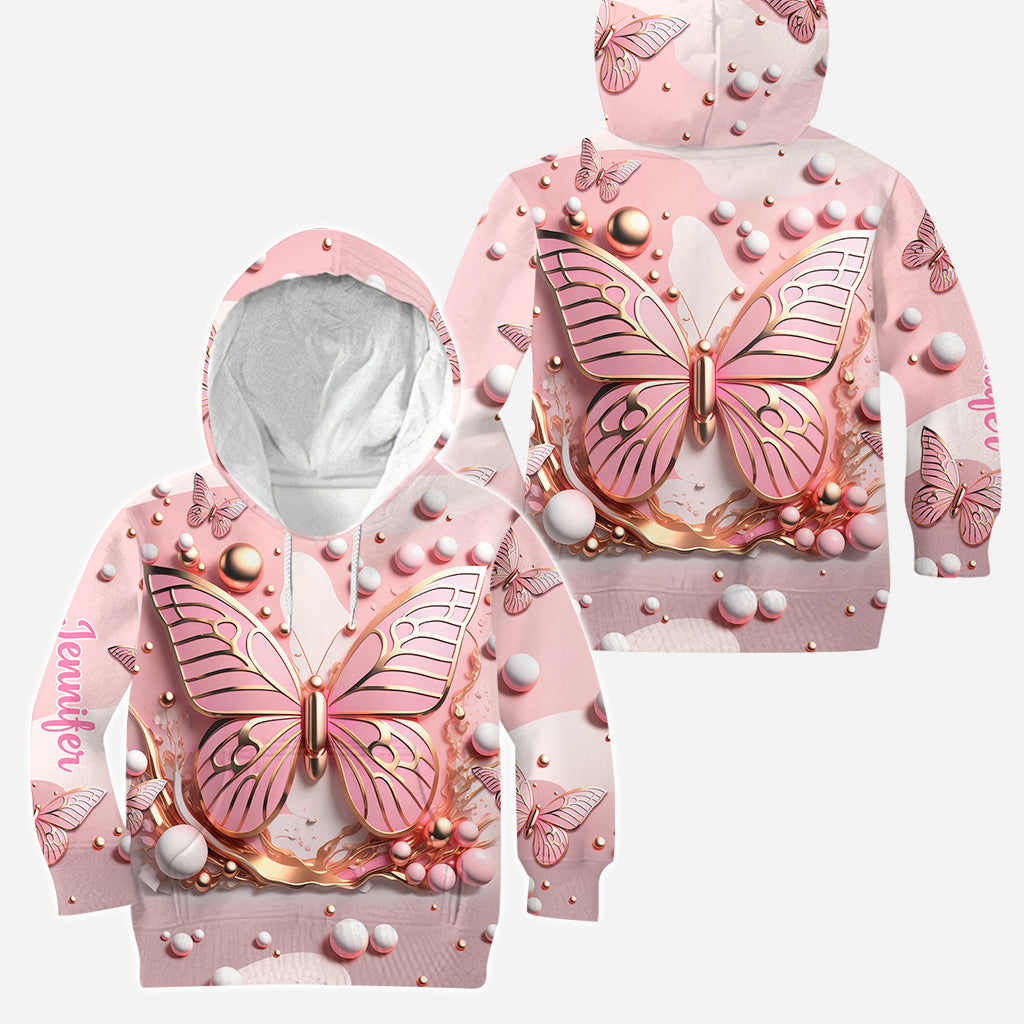 Love Butterflies - Personalized Butterfly Hoodie and Leggings