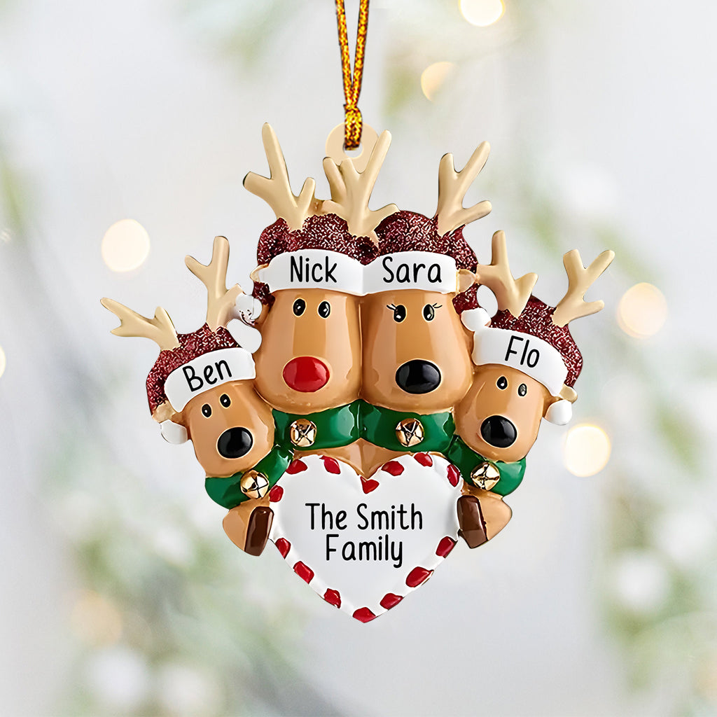 Happy Family - Personalized Family Ornament