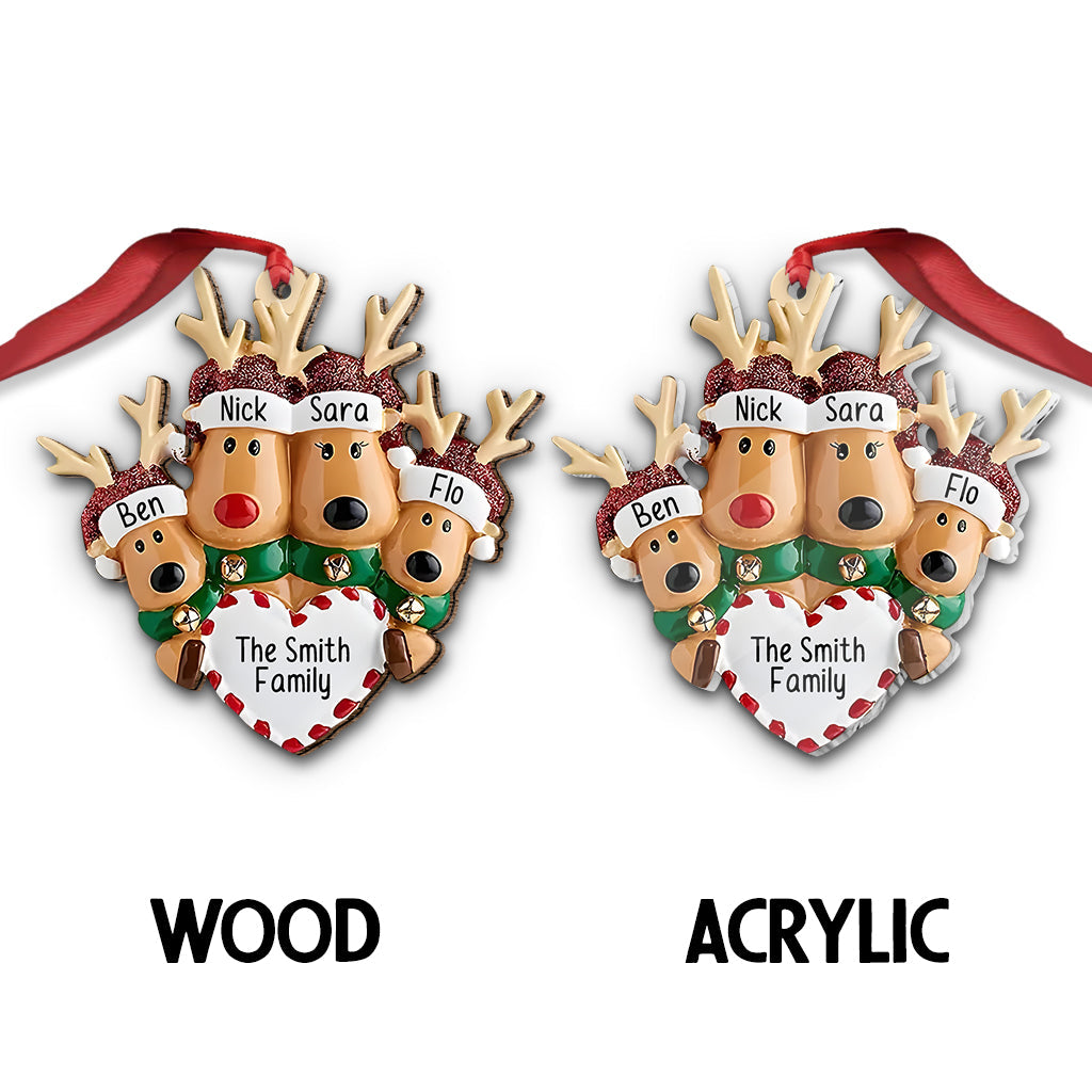 Happy Family - Personalized Family Ornament