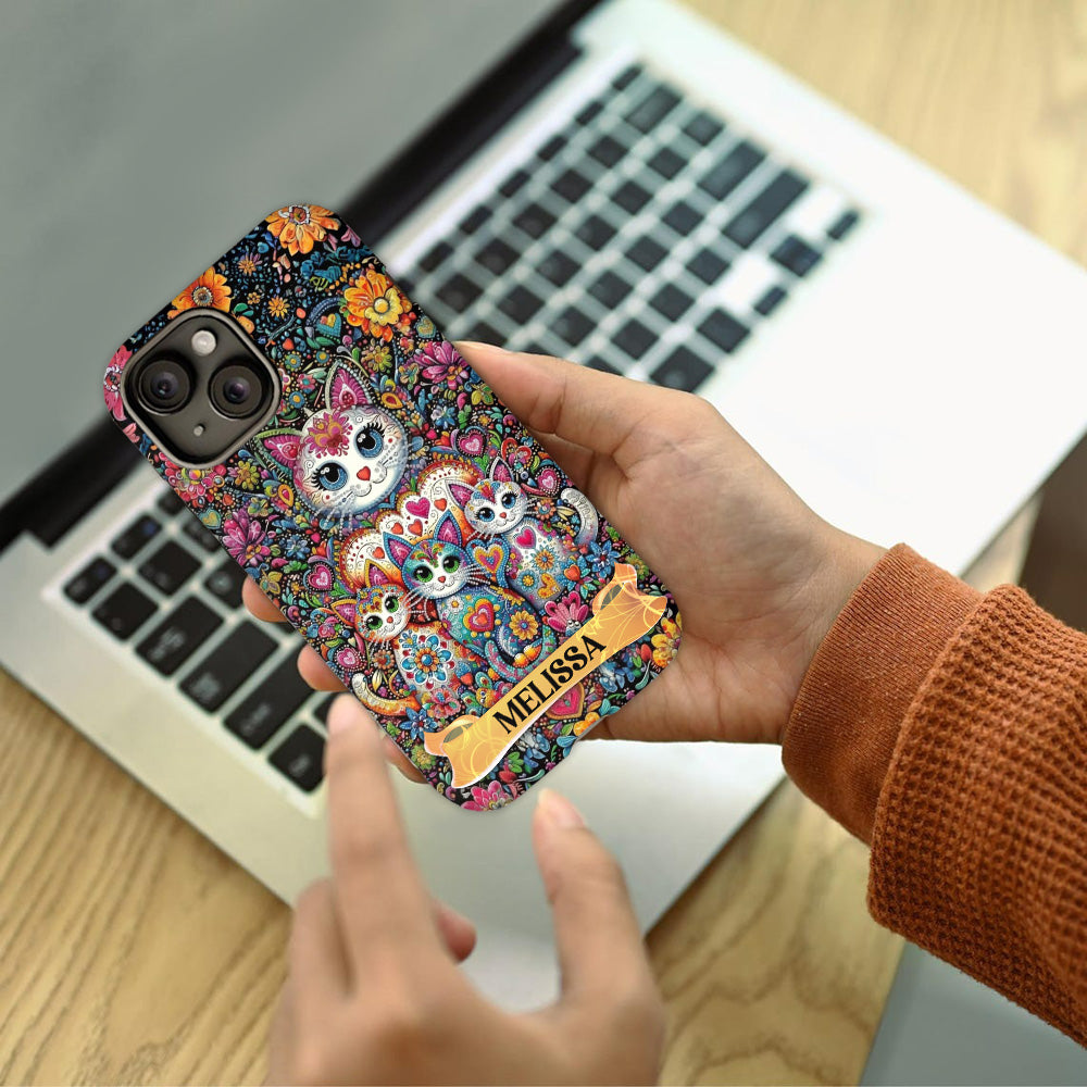 Beautiful Cats - Personalized Cat Full Print Phone Case