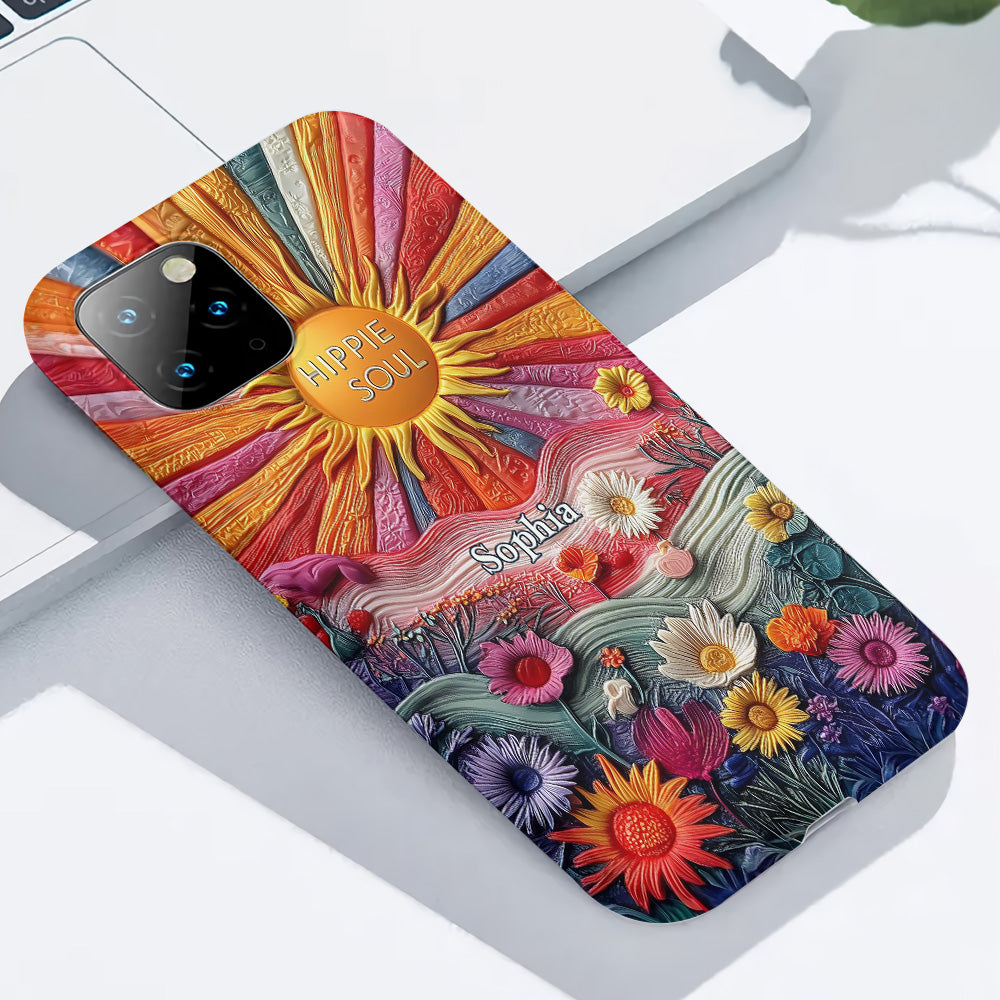 Hippie Soul - Personalized Hippie Full Print Phone Case