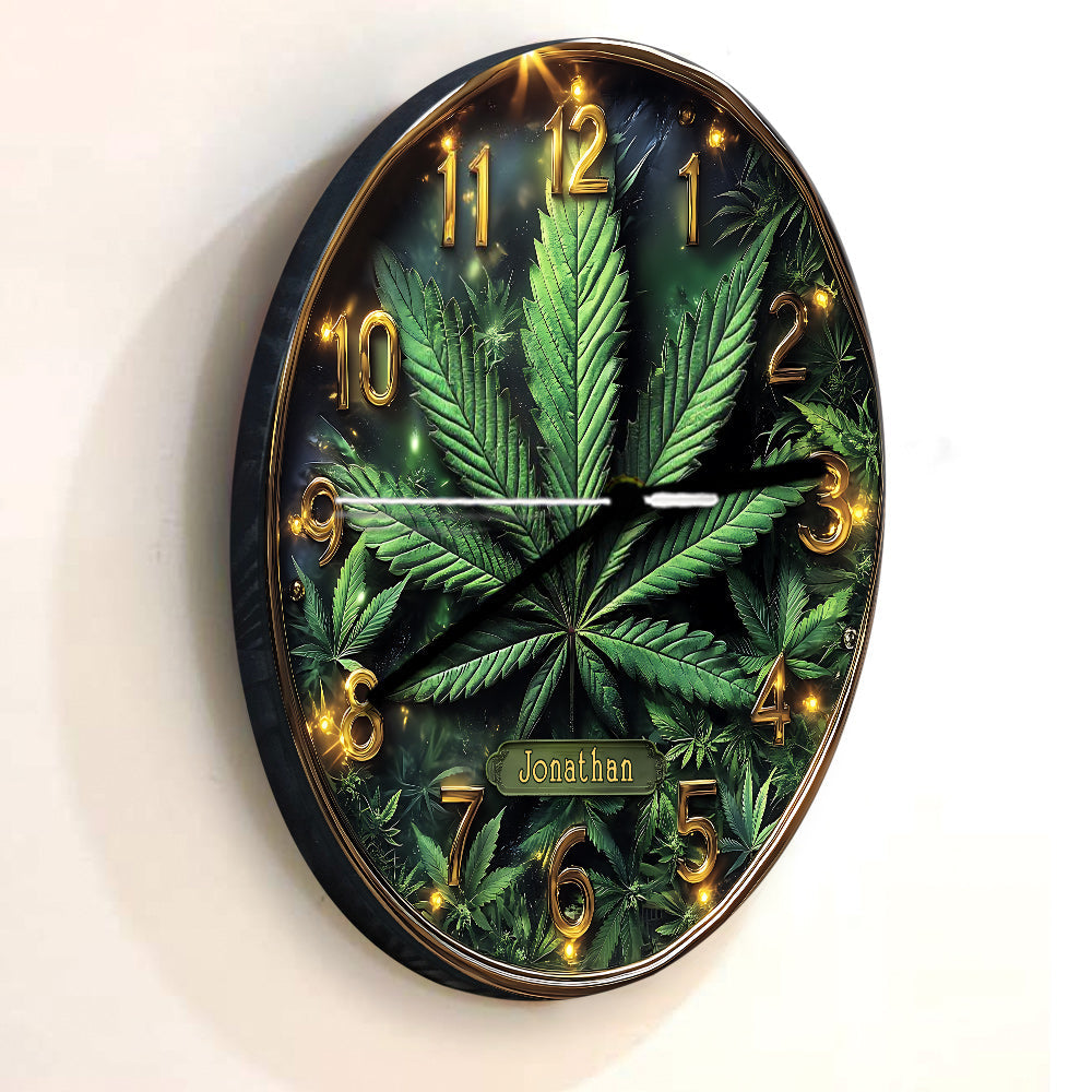 It's Always 4:20 Here - Personalized Weed Wall Clock