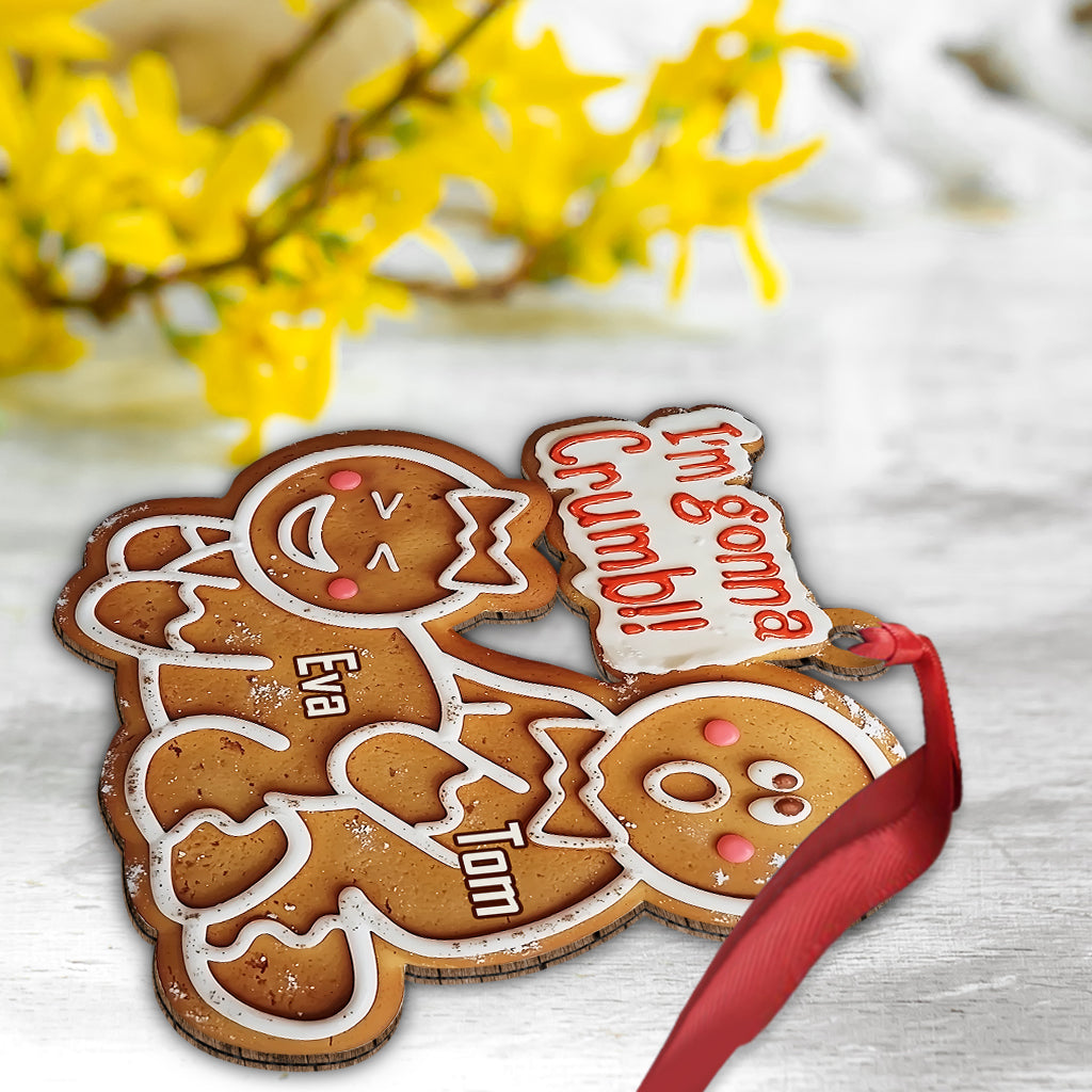 I'm Gonna Crumb! - Personalized Couple Ornament