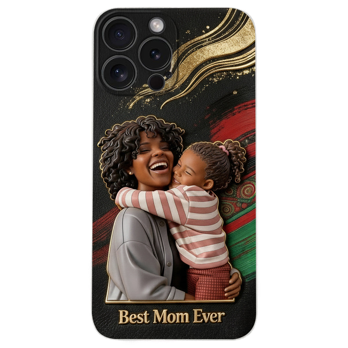 Black Pride, Black History Month - Personalized African American Leather Phone Case