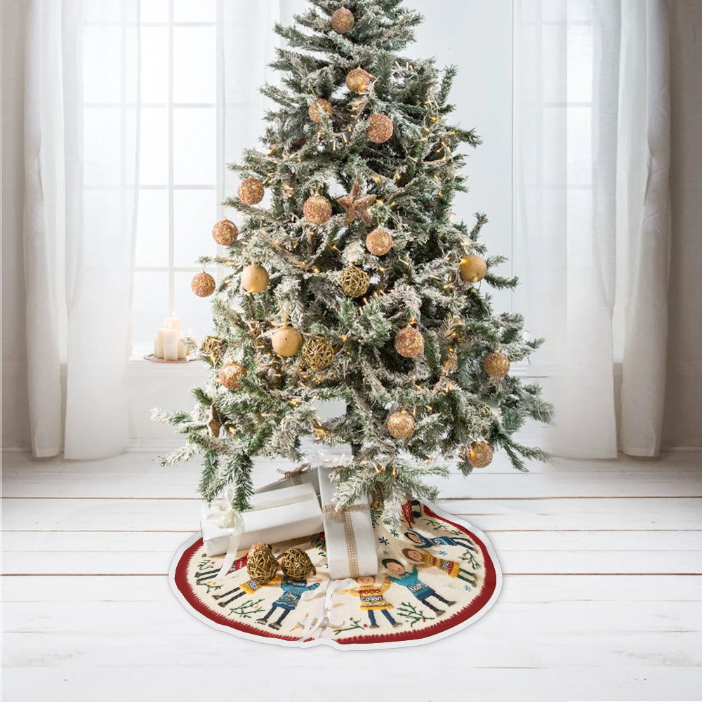 Our Family - Personalized Family Tree Skirt