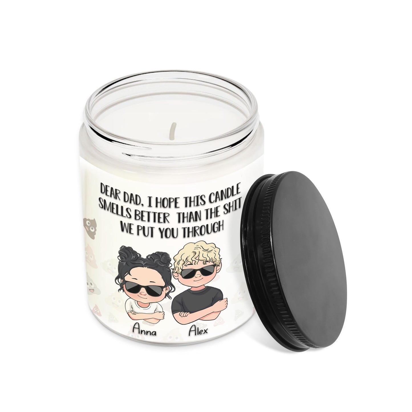 Dear Mom Dear Dad Funny Gift - Gift for mom, grandma, grandpa, dad - Personalized