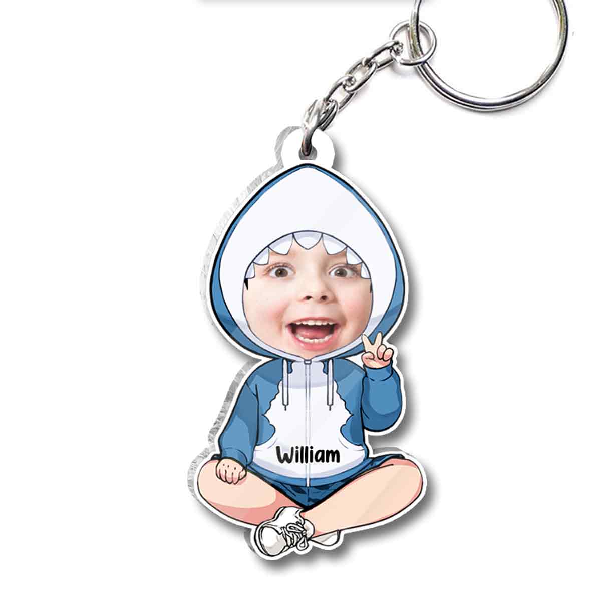 Grandkids Doo Doo - Personalized Grandma Keychain