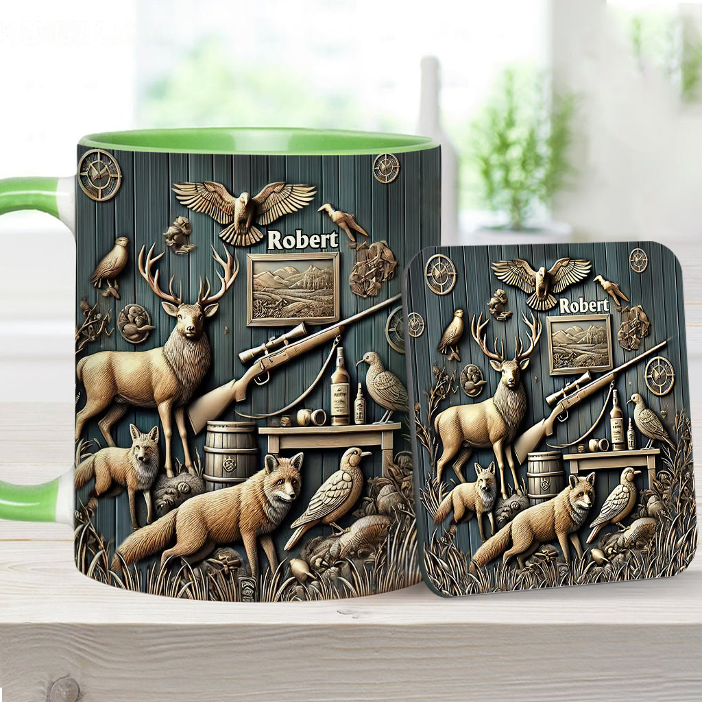 Best Hunter Ever - Personalized Hunting Accent Mug