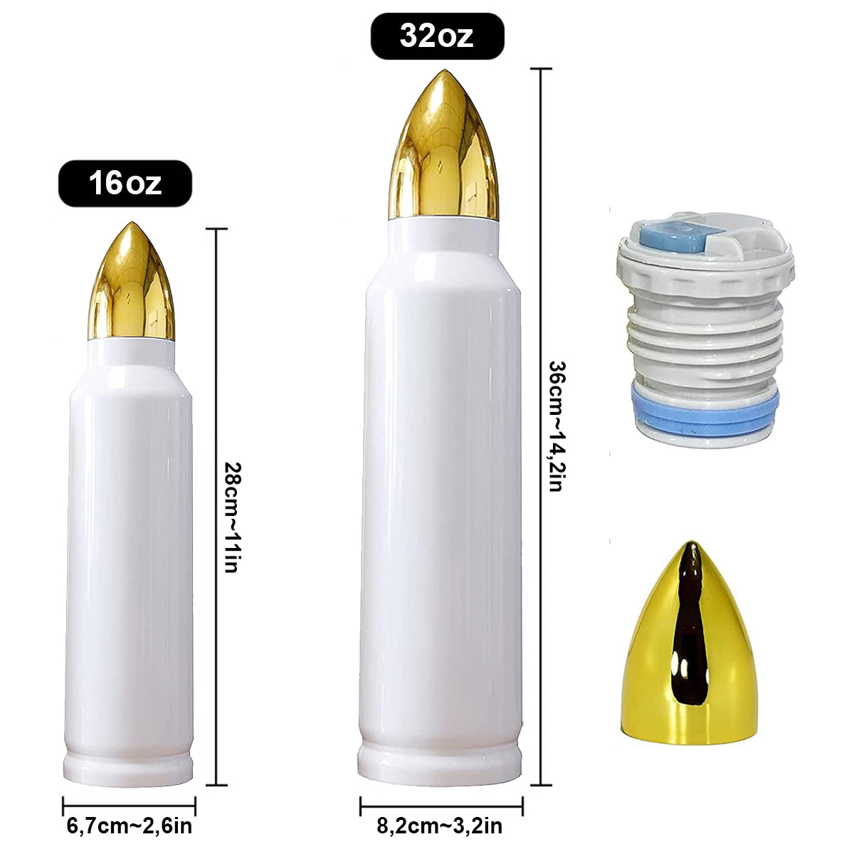 Best Hunter Ever - Personalized Hunting Bullet Tumbler