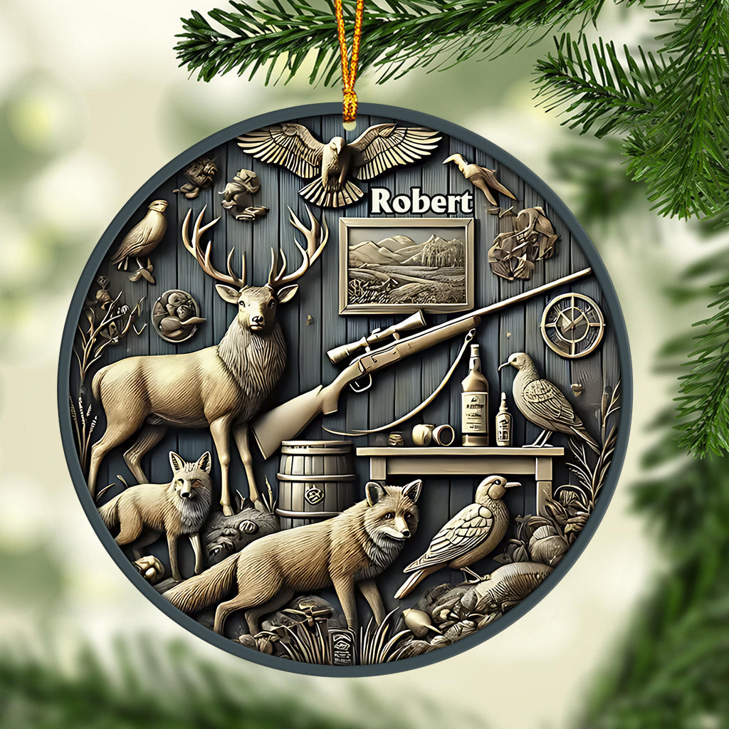 Best Hunter Ever - Personalized Hunting Ornament