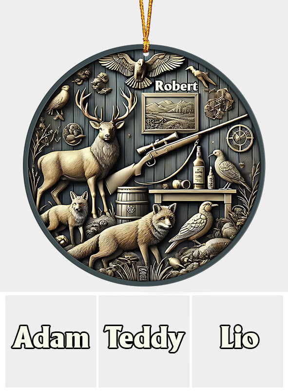 Best Hunter Ever - Personalized Hunting Ornament