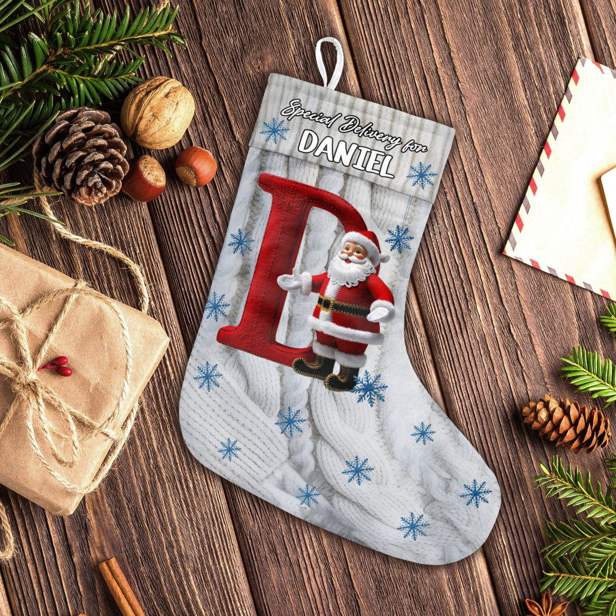Christmas Special Delivery - Personalized Kid Christmas Stockings