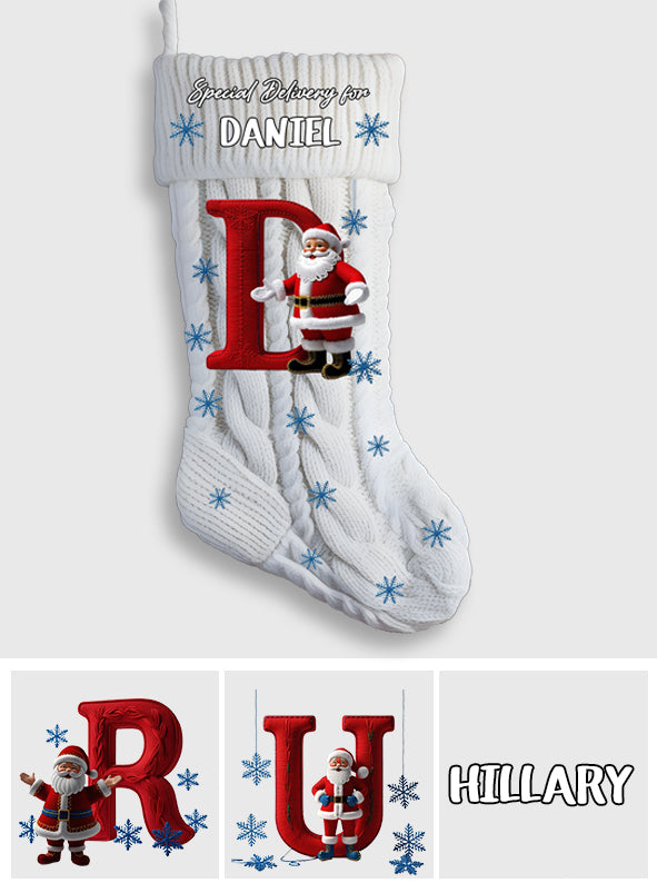 Christmas Special Delivery - Personalized Kid Christmas Stockings