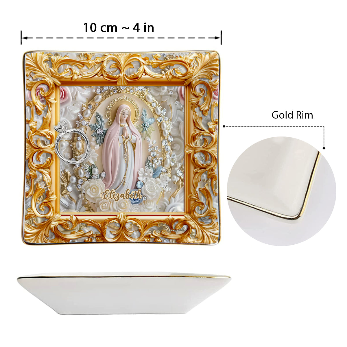 Believer - Personalized Christian Fully Printed Jewelry Dish