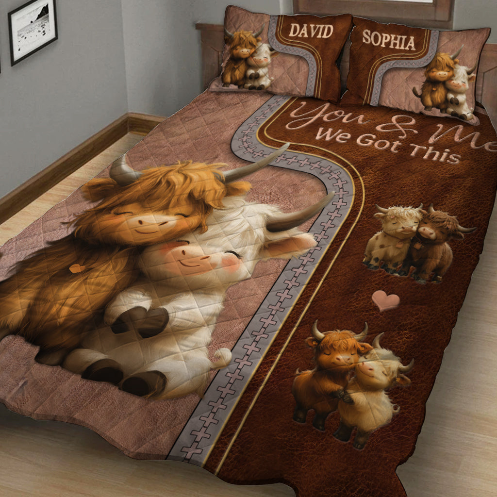 You And Me We Got This - Personalized Quilt Set