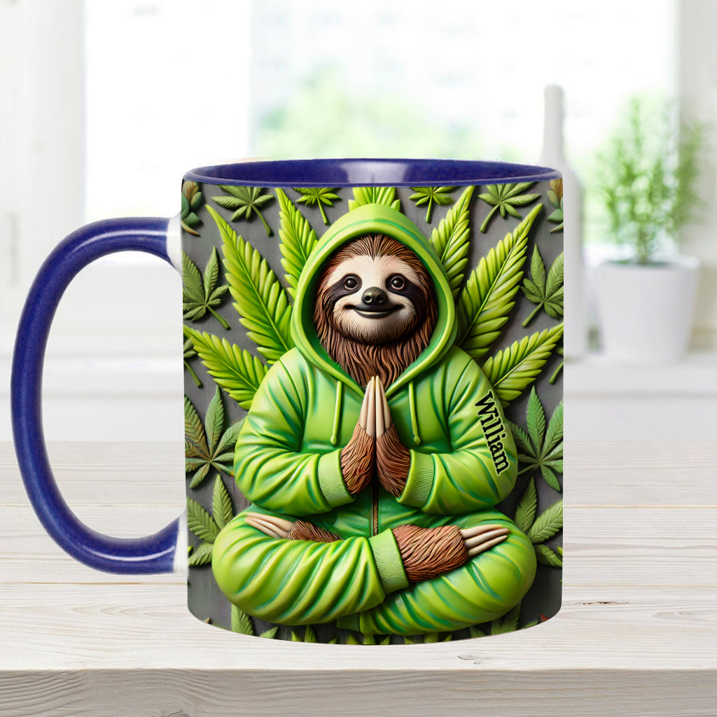 Inhale The Goodshit - Personalized Weed Accent Mug