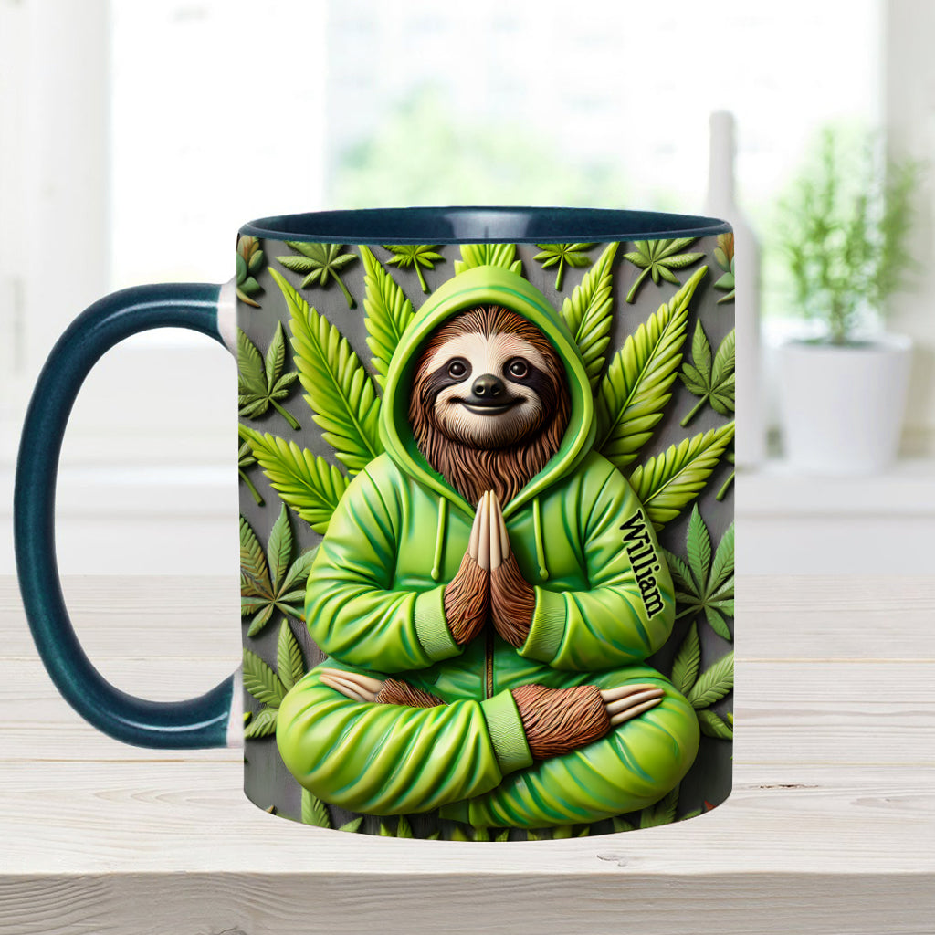 Inhale The Goodshit - Personalized Weed Accent Mug
