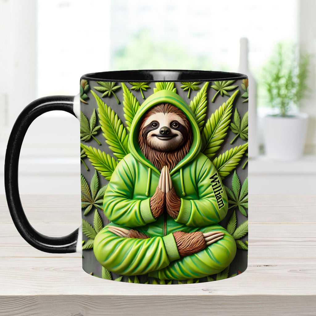 Inhale The Goodshit - Personalized Weed Accent Mug