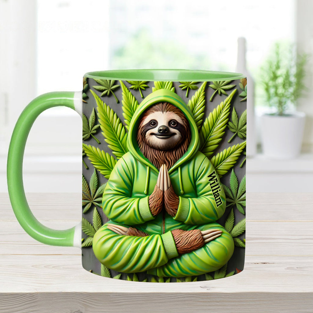 Inhale The Goodshit - Personalized Weed Accent Mug