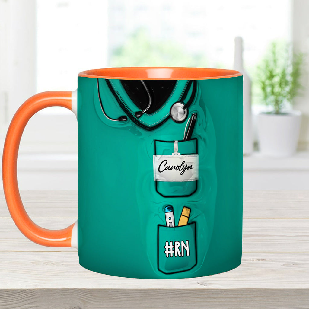 Cluster F*ck Fixer - Personalized Nurse Accent Mug